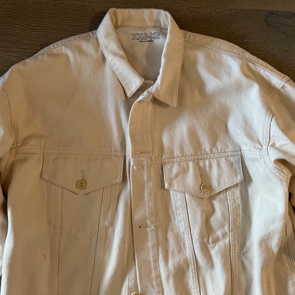 MUJI jean jacket women's size xxs-xs oversized - Picture 3 of 6